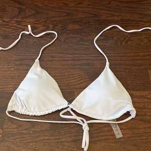 White Bikini Top